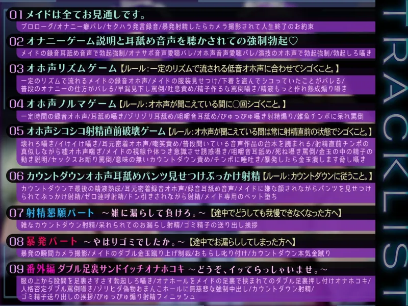 双子ダウナーメイドにオホ声で支配される残酷なオナニーサポート【ドスケベ低音オホ声と射精我慢ゲームでマゾチンポを躾けられる寸止め快楽地獄にようこそ。】