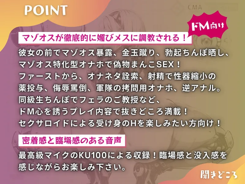 【期間限定特典!! 前作同梱】マゾオス去勢初号機セクサロイド ～マスターが立派な媚びメスになるまで、ご奉仕致します～ 【KU100】