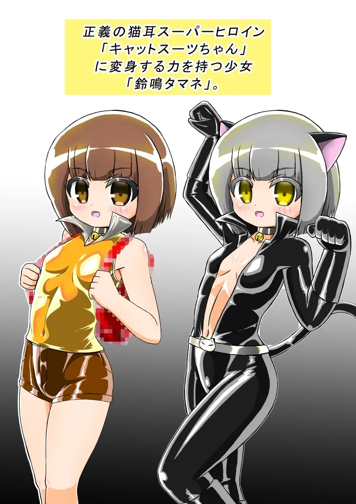 敗北洗脳ヒロイン キャットスーツちゃん2