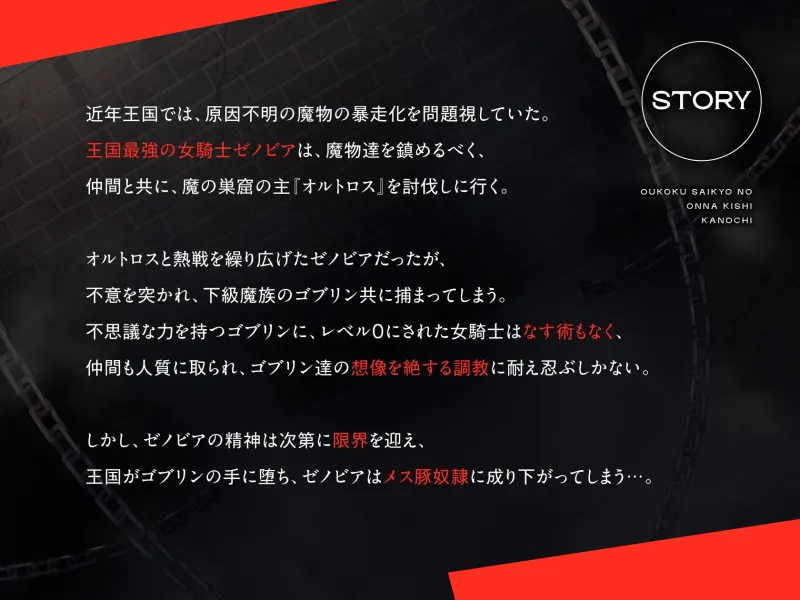 【⚠️発売直後40%オフ!✅】王国最強の女騎士完堕ち 情けない腰ふり懇願 雌豚調教 奴隷娼婦に成り下がる(媚び、オホ声)