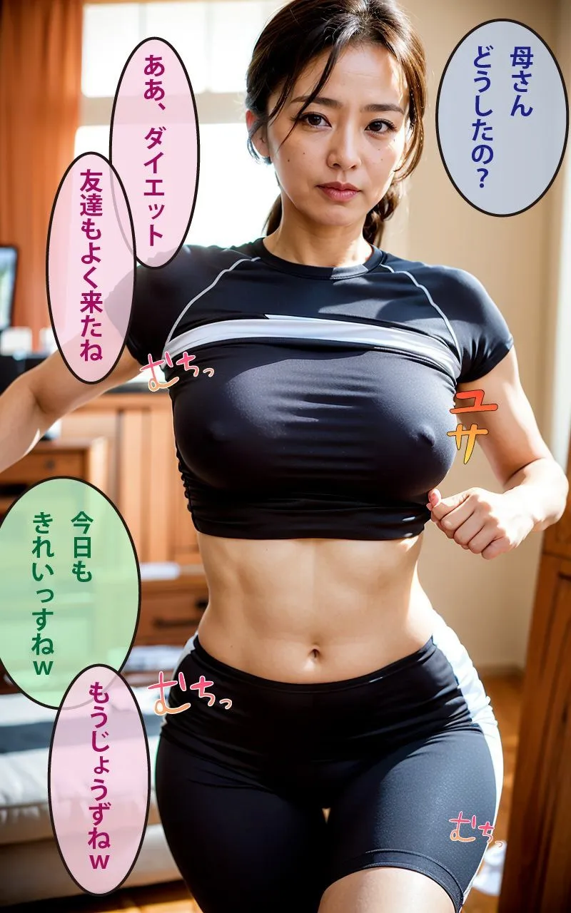 【超高画質グラビア写真集】むっちり母の下着。最高の100枚～友達に寝●られ編～