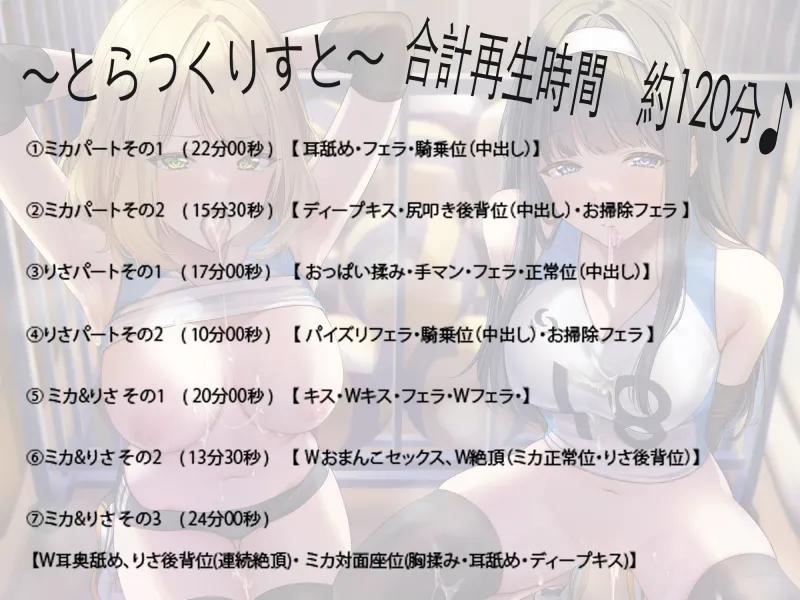 【常識改変催眠♪】インモラル部活指導～2人まとめて常識改変ご奉仕指南～【 前振りなし!ずっと濃厚プレイ♪快楽落ち】[ CV 涼花みなせ/御子柴泉・約120分!! ]