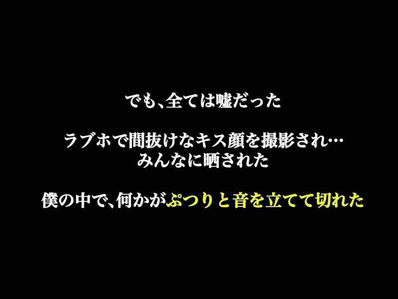 罰ゲームの告白で僕をぬか喜びさせた巨乳のクラスメイトを犯しまくる話[DL版]