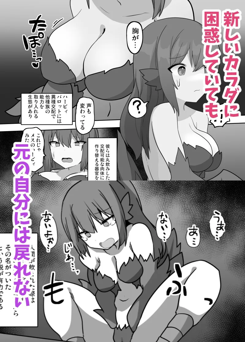 TSF魔物娘~異世界でハーピィに変えられて~