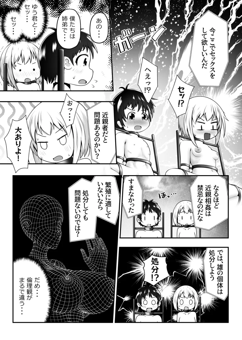 仲良し姉弟が拉致されて拘束されたまま交尾させられるお話[DL版]