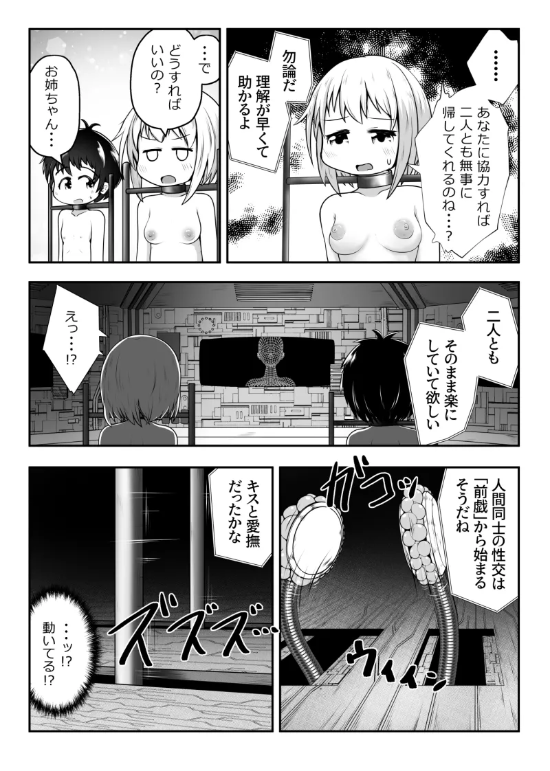 仲良し姉弟が拉致されて拘束されたまま交尾させられるお話[DL版]