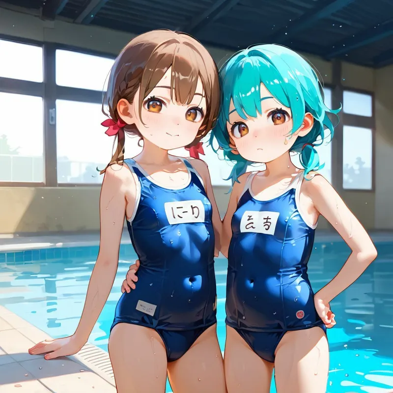 つるぺた娘、スクール水着と夏のおわり05