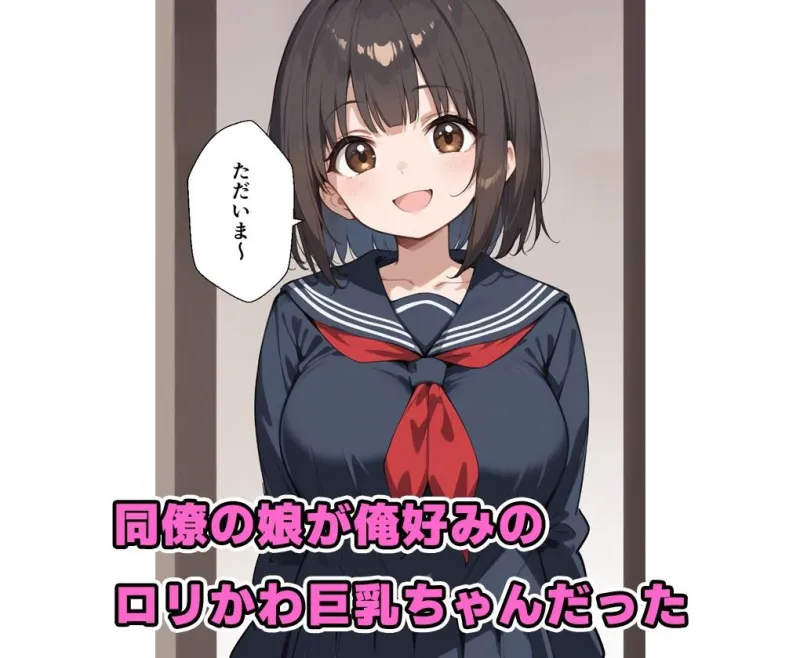 同僚の娘が俺のドストライクロリかわ巨乳  偶然弱みを握り俺の性奴隷にした話