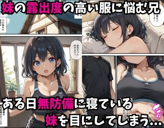 妹の服装がエロかったので性欲が我慢できず中出しをした話