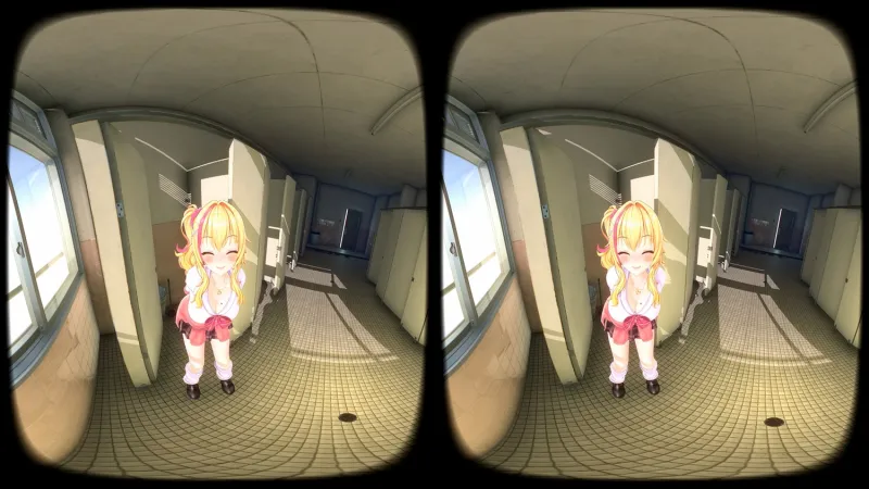 【4KVR 3Dエロアニメ】真昼に白濁を注いで ～トイレでギャルとどすけべえっち～【VRデバイス用】