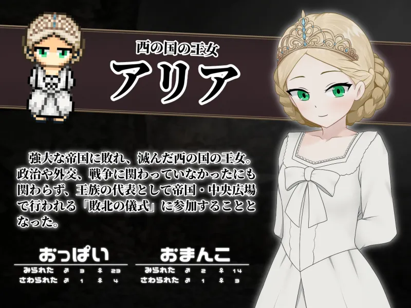 マケヒメゼンラ ～敗戦国の姫君は中央広場で全裸にされる～