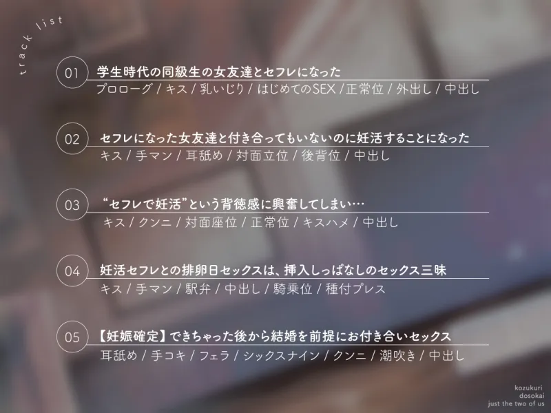 ふたりっきりの子作り同窓会。ず～っとちんこ挿れっぱなし♡密着孕ませSEX