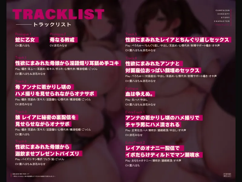 【心情代弁フォーリー/ドスケベ差分イラスト】従妹と叔母の親子丼逆レイプ～再会したらおまんこ欲が最高潮なようで汁まみれ捕食3P交尾されました～【KU100】