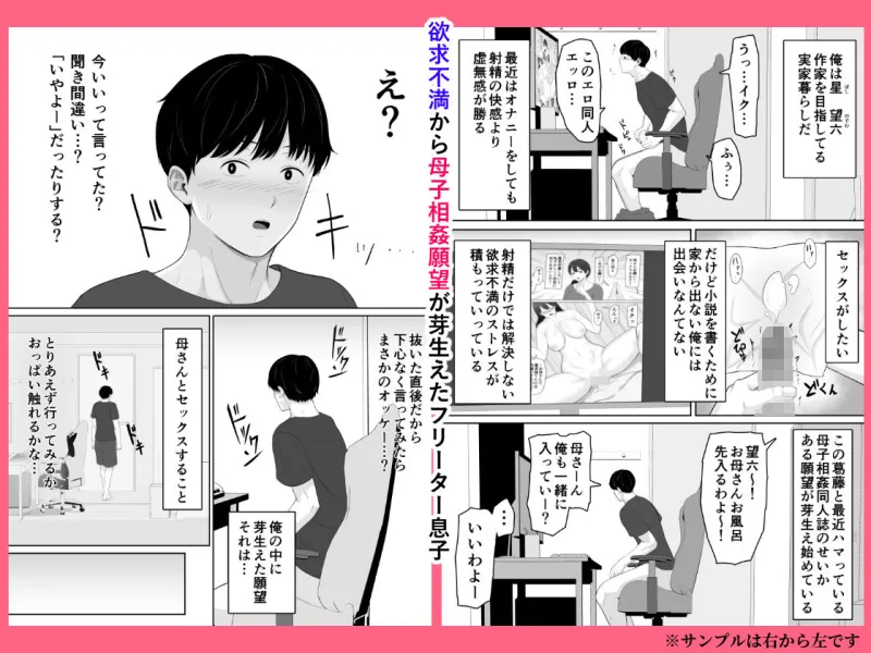 頼んだらヤレるってエロ漫画で読んだから母親にお願いしてみた