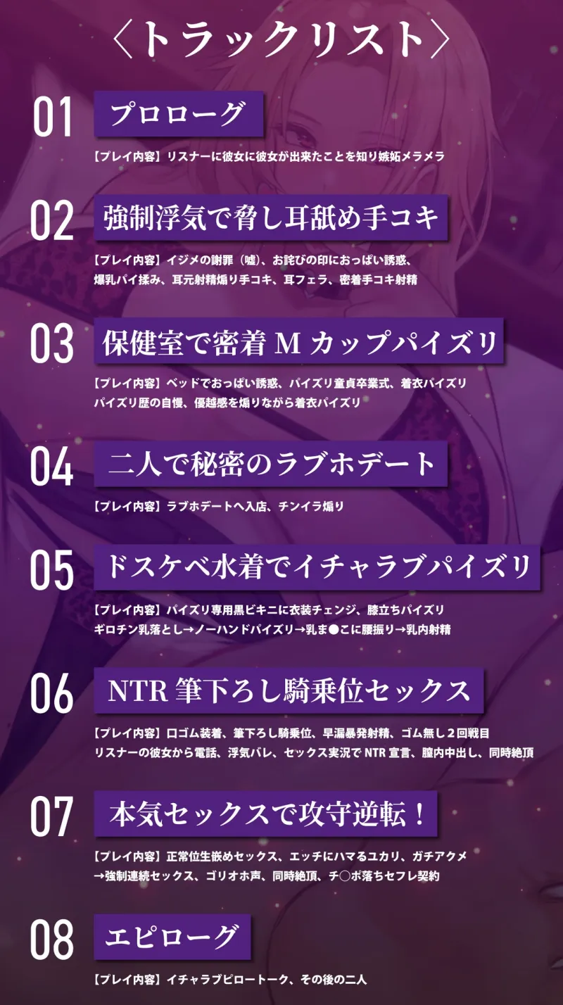 【早期購入特典】爆乳ギャルの逆NTR！ ～私の奴隷のくせにカノジョとか生意気なんですけど～【KU100収録】