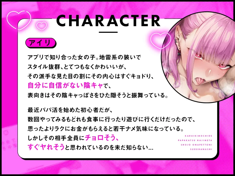 【オナペット調教×全編オホ声】軽い気持ちでパパ活始めた少女をオナペットにする話