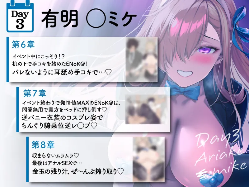 【豪華7大特典付き！！】【一周年】【貞操観念逆転】どすけべレイヤーの性処理係(カレシ)～イベント終わりにオフ会に誘われた貴方は、ムラムラ全開レイヤーに犯される～
