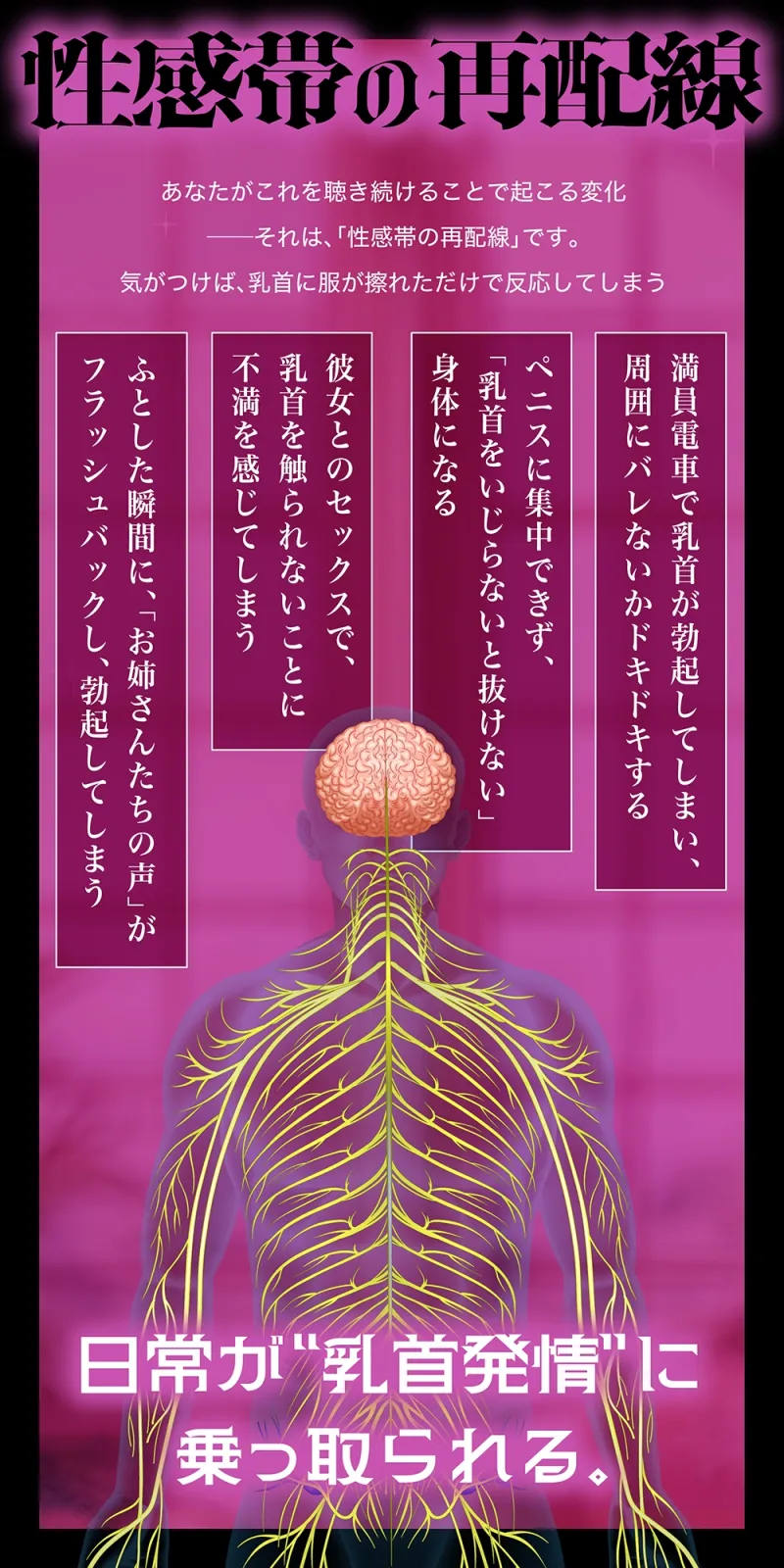 メス喘ぎが止まらない！『寸止め』乳首開発──気持ちよすぎて、“男”が壊れる──