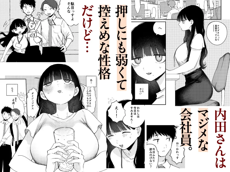 真面目で内気な内田さんのオナニーをまだ誰も見ていない。