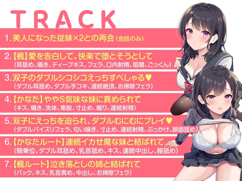 【期間限定55円】従妹の双子JKに搾られまくるハーレム性活～爆乳美人2人の拗らせた愛～＜KU100＞
