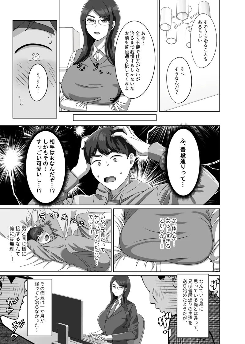 TSした兄に惚れてしまったので孕ませて完全に女にする