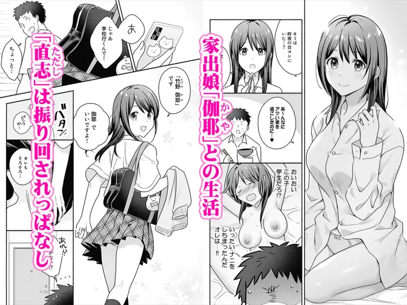 家出女子になつかれて毎日いちゃラブえっちすることになった話