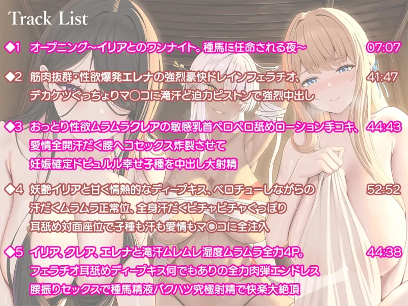 【圧迫密着汗だくムレムレ夜這い交尾】夜這いが当たり前の倫理観ぶっ飛び宿屋で、欲求不満の性豪お姉さん達に毎日夜這いされて限界搾精されるお話【ゾクゾク耳舐め吐息】