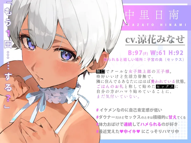 ✨14日間限定特典付✨陸上部の王子様JKは、ダウナーだけどすぐオホッちゃうあなた専用レンタルまんこ♪ 「いいよ、貸したげる…」【甘オホ】