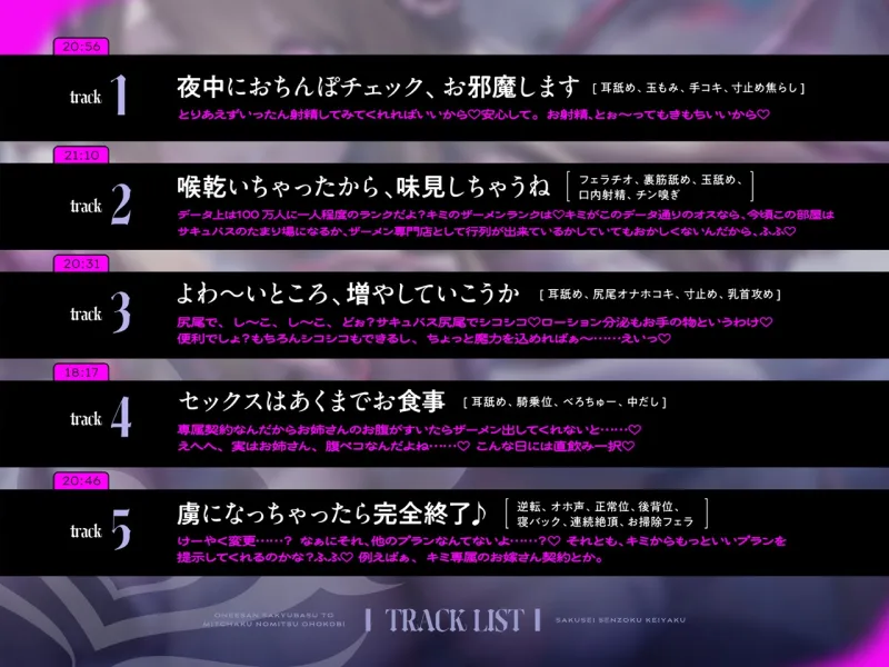 搾精専属契約~お姉さんサキュバスと密着濃密オホ交尾 搾精専属契約~お姉さんサキュバスと密着濃密オホ交尾