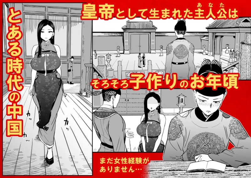 皇帝の指南役 -クールな宮女の筆おろし子作り指導-