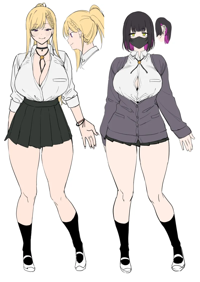 【ダウナー陰キャ×小悪魔陽キャ】Wギャルサンド！～むちむちに育った陰陽ギャルたちに結婚迫られ生ハメハーレム～