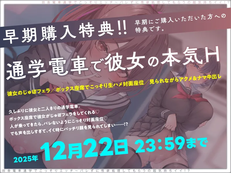 【露出×背徳】電車通学でこっそりエッチ～バレずに性欲処理してもらうの超気持ちイイ！?【JKハメ比べ】