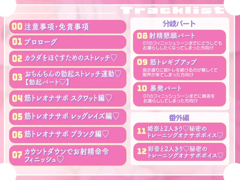 生意気なメ○ガキ双子インストラクターの射精禁止いじわるオナサポトレーニング♡【筋トレのご褒美でシコシコ寸止めオナニー♡】