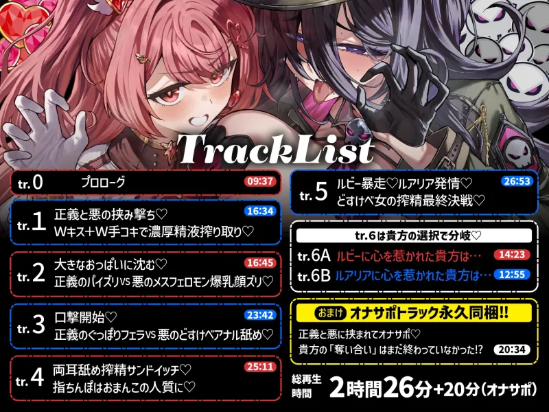 【逆レ】正義のヒロインVS悪の女幹部～アナタ奪愛搾精バトル～