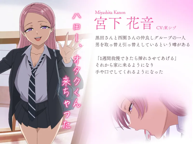 アニメ版「入り浸りギャルにまんこ使わせて貰う話＃4」