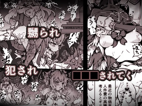 敗北‼陵辱‼魔法少女たち‼捕らえたメスは大切な性奴隷です