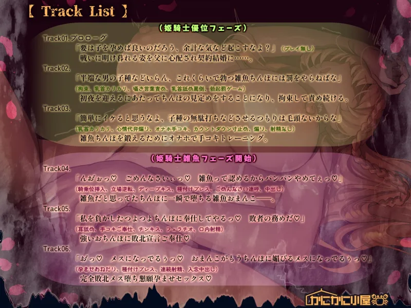 高潔ムチムチ姫騎士様の雑魚おまんこ種付け孕ませ契約~お゛っ、僕は絶対にお前のちんぽには屈しないぃい~