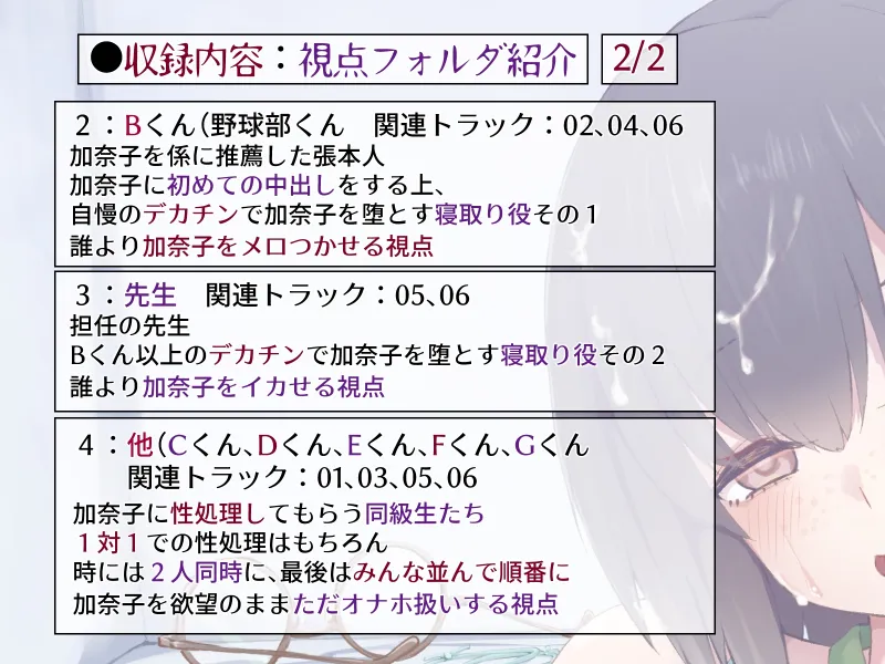 【NTR】クラスのオナホ係になった地味子ちゃん【複数視点】