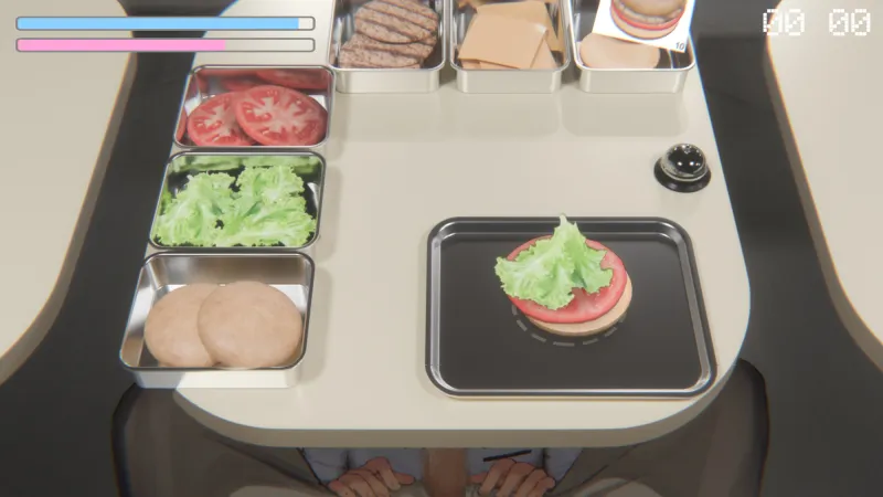 Four Nights at the Burger Shop ～ハンバーガー食べながら食べられるミニゲーム～