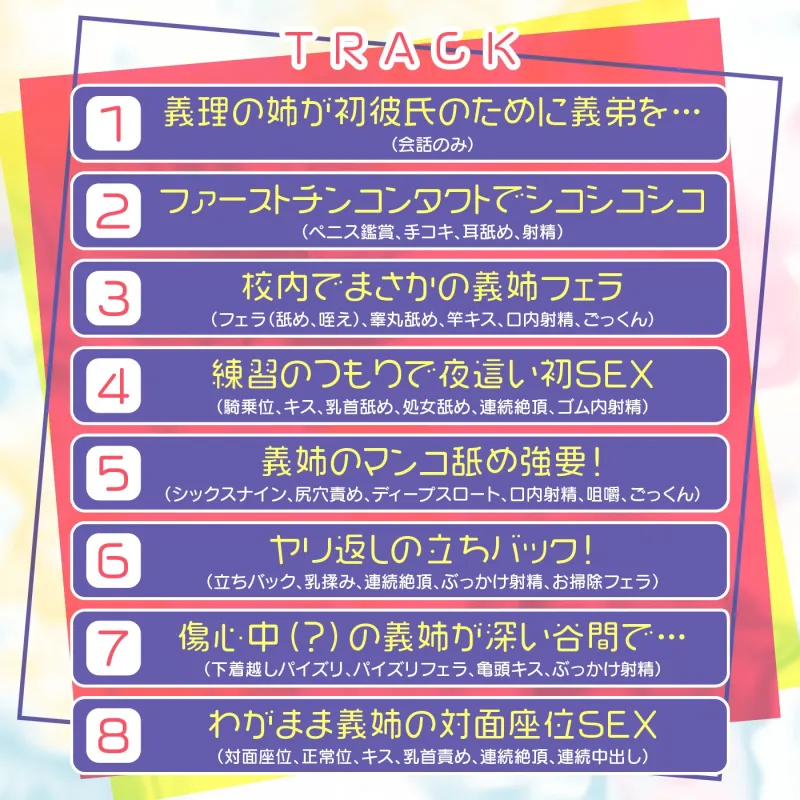 【期間限定55円】「セックスの練習付き合って！」⇨初彼氏の出来た義理の姉にえっちの練習台にさせられた。＜KU100＞